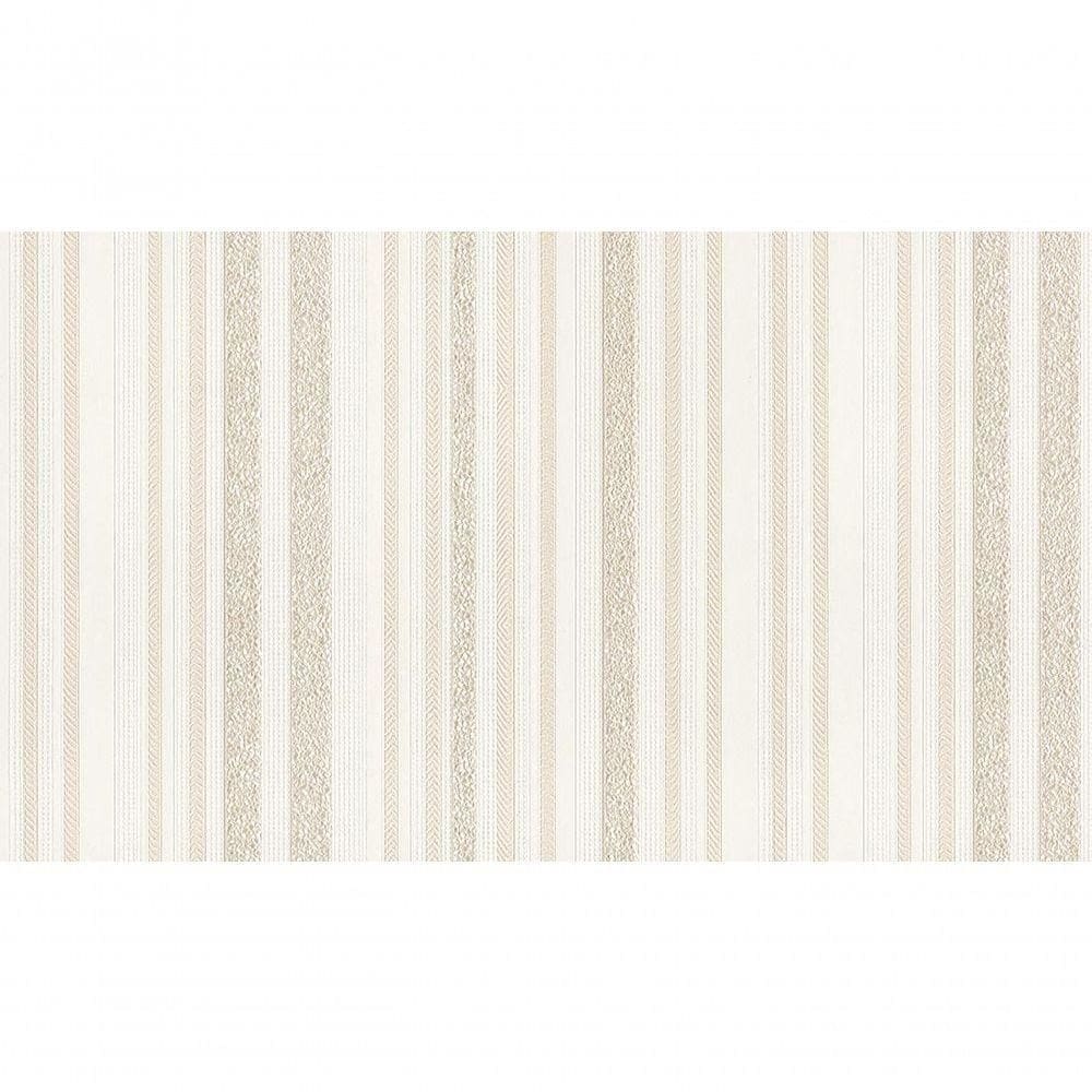 Papel De Parede Listrado Branco Bege Color Key.