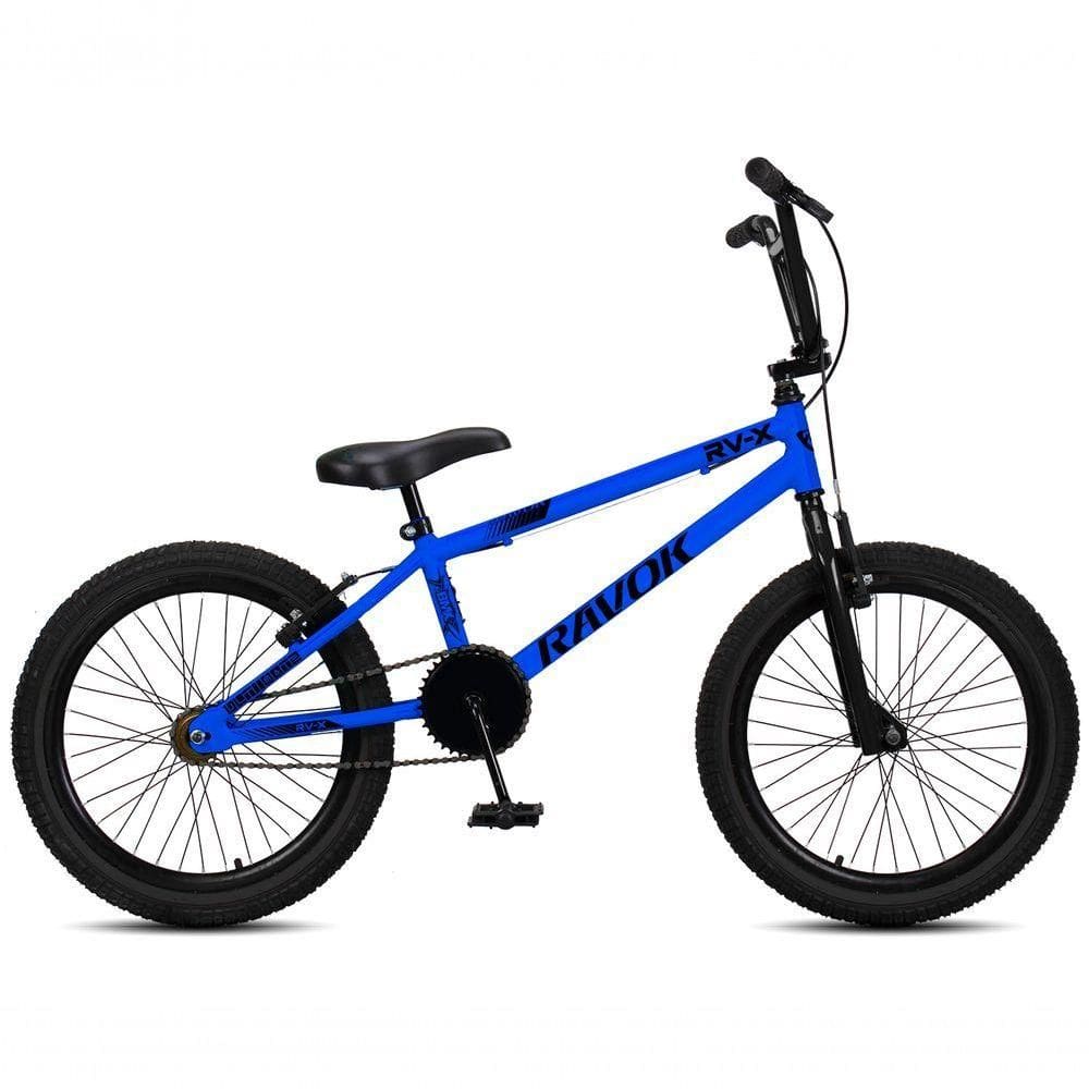 Bicicleta Aro 20 Bmx Rv-x Aero Freio V-brake Infantil Azul Escuro