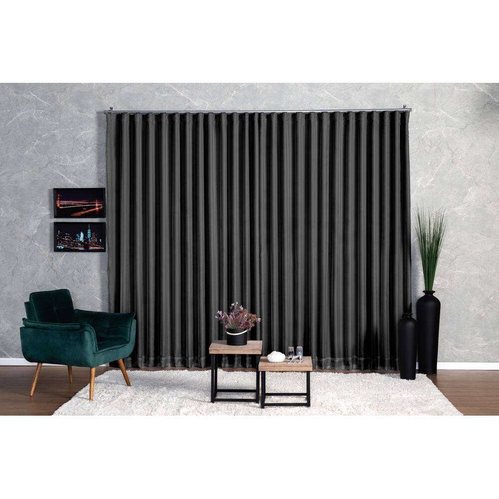 Cortina Blackout Com Voil 4,00x2,30 Para Trilho Duplo
