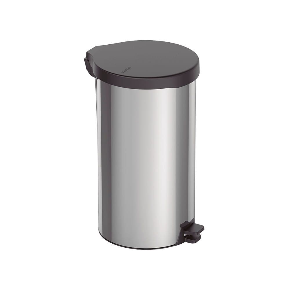 Lixeira Tramontina New com Pedal 20L Redonda Inox Polido