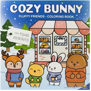 Livro De Colorir Cozy Bunny 25x25cm 24pg - Todolivro