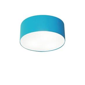 Plafon Para Banheiro Cilíndrico SB-3010 Cúpula Cor Azul Turquesa
