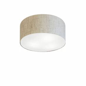 Plafon Para Quarto Cilíndrico SQ-3010 Cúpula Cor Rustico Bege