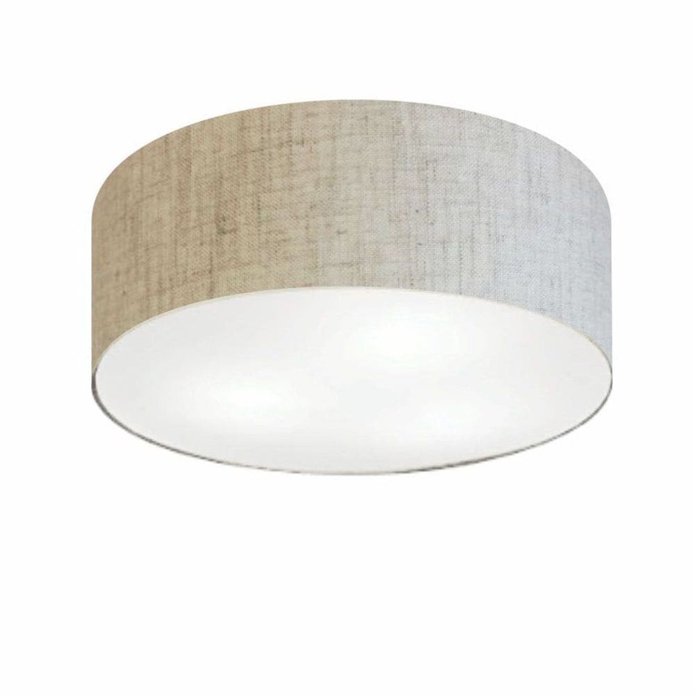 Plafon Para Sala Cilíndrico SL-3014 Cúpula Cor Rustico Bege