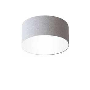 Plafon Para Quarto Cilíndrico SQ-3010 Cúpula Cor Cinza