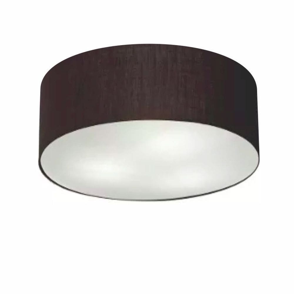 Plafon Para Sala de Estar Cilíndrico SE-3014 Cúpula Cor Preto