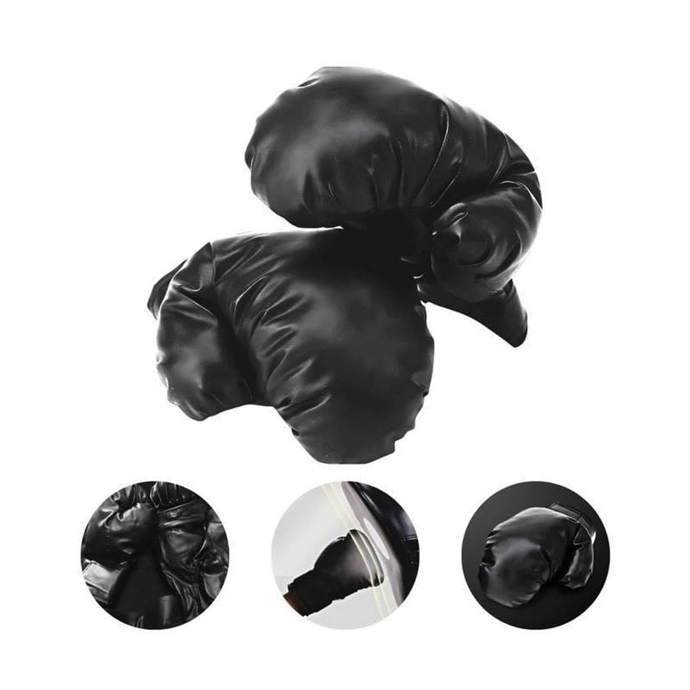 Luvas De Boxe Preta Profissional Para Treinamento Resistente