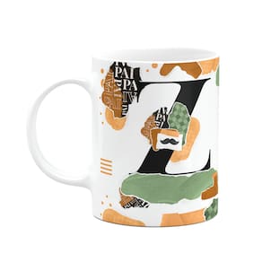 Caneca do Pai - Inicial do nome letra Z - Bg-Green