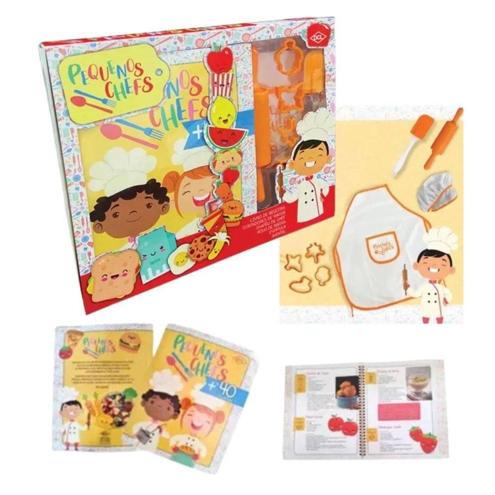 Livro De Receitas Pequenos Chefs 80 Receitas Com Utensílios