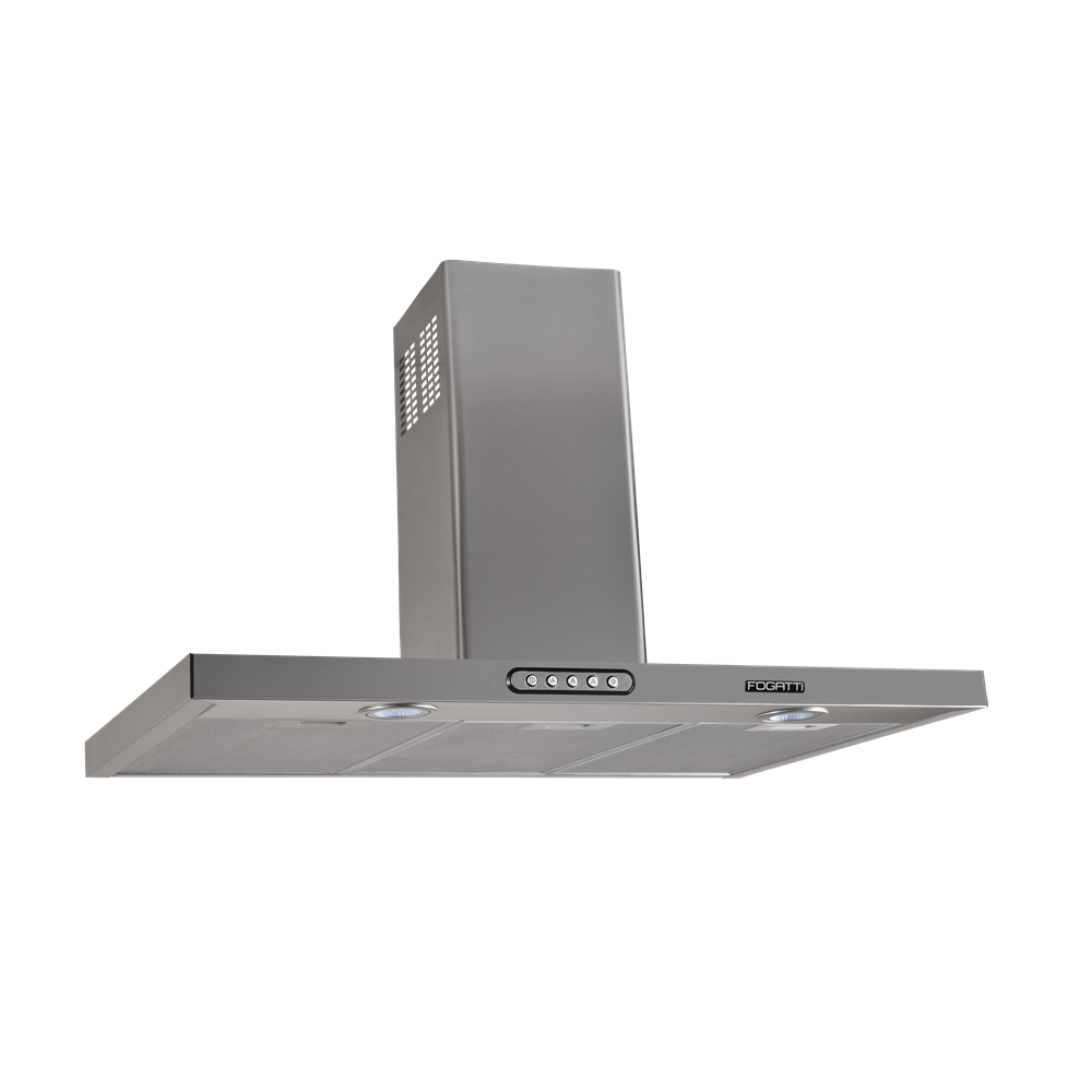 Coifa de Parede Retangular Slim Inox 4 e 5 Bocas 90cm - Fogatti