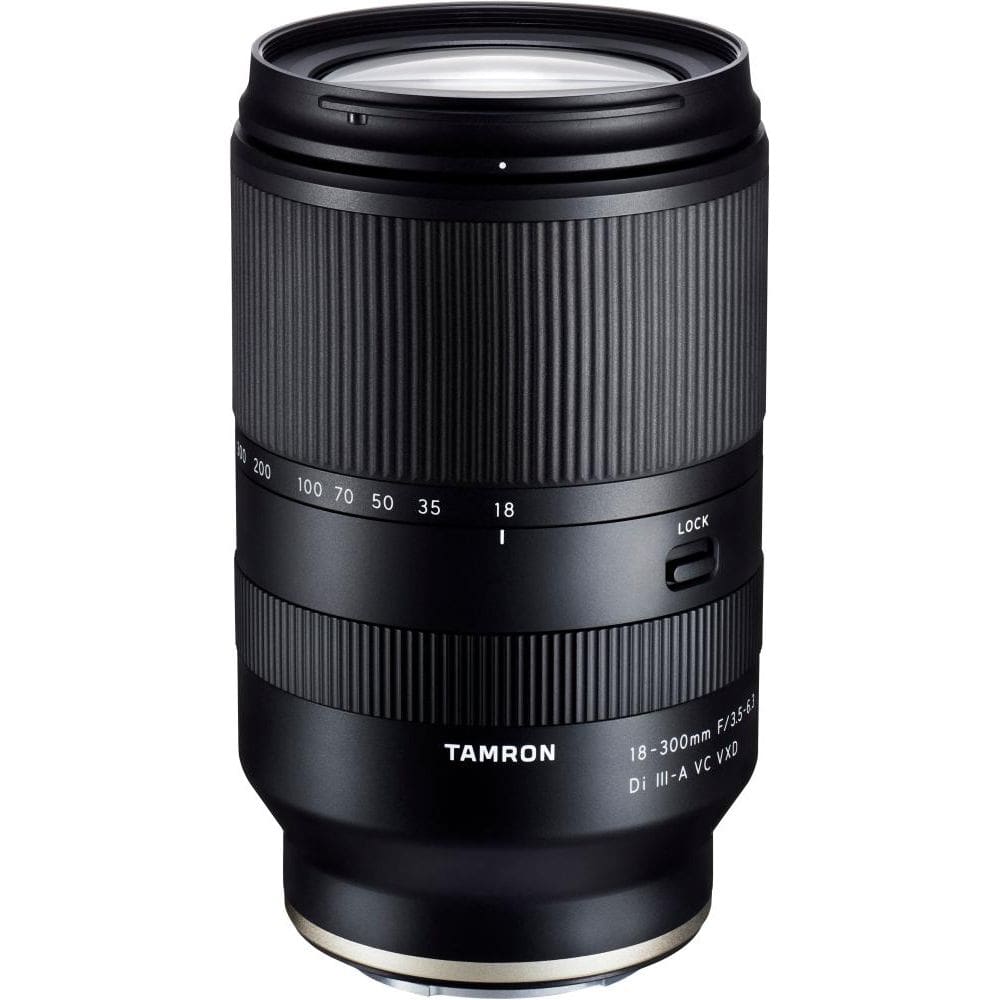 Tamron - Lente zoom multifuncional 18-300mm f/3.5-6.3 Di III-A VC VXD para câmeras Sony E-Mount-AFB061S700