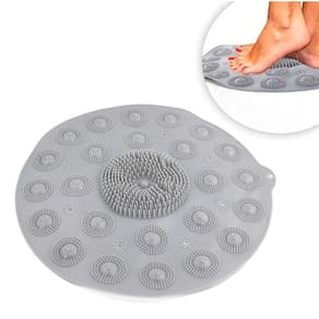 Tapete Antiderrapante Ultra Seguro para Box 37cm Cinza