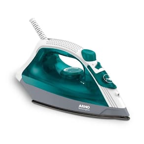 Ferro De Passar A Vapor Arno Steamgliss Branco/verde FSGP 110V