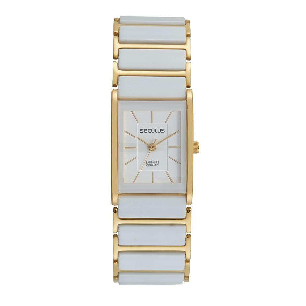 Relógio Feminino Seculus Cerâmica 77230LPSVDQ1