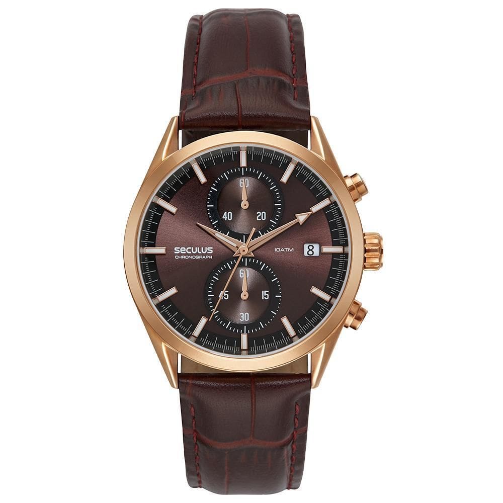 Relógio Seculus Masculino 77307GPSVRC3