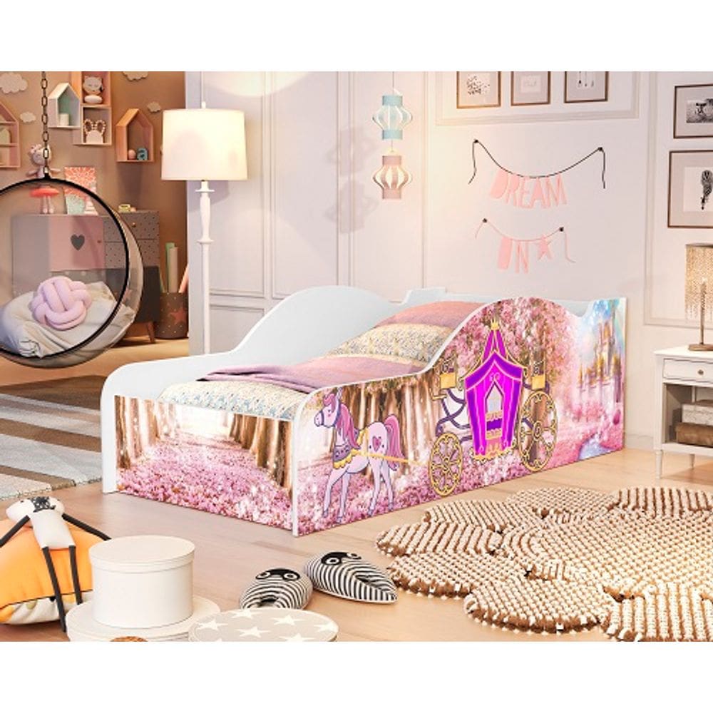 Cama Carro 18 Juvenil Adesivada – VJ Móveis