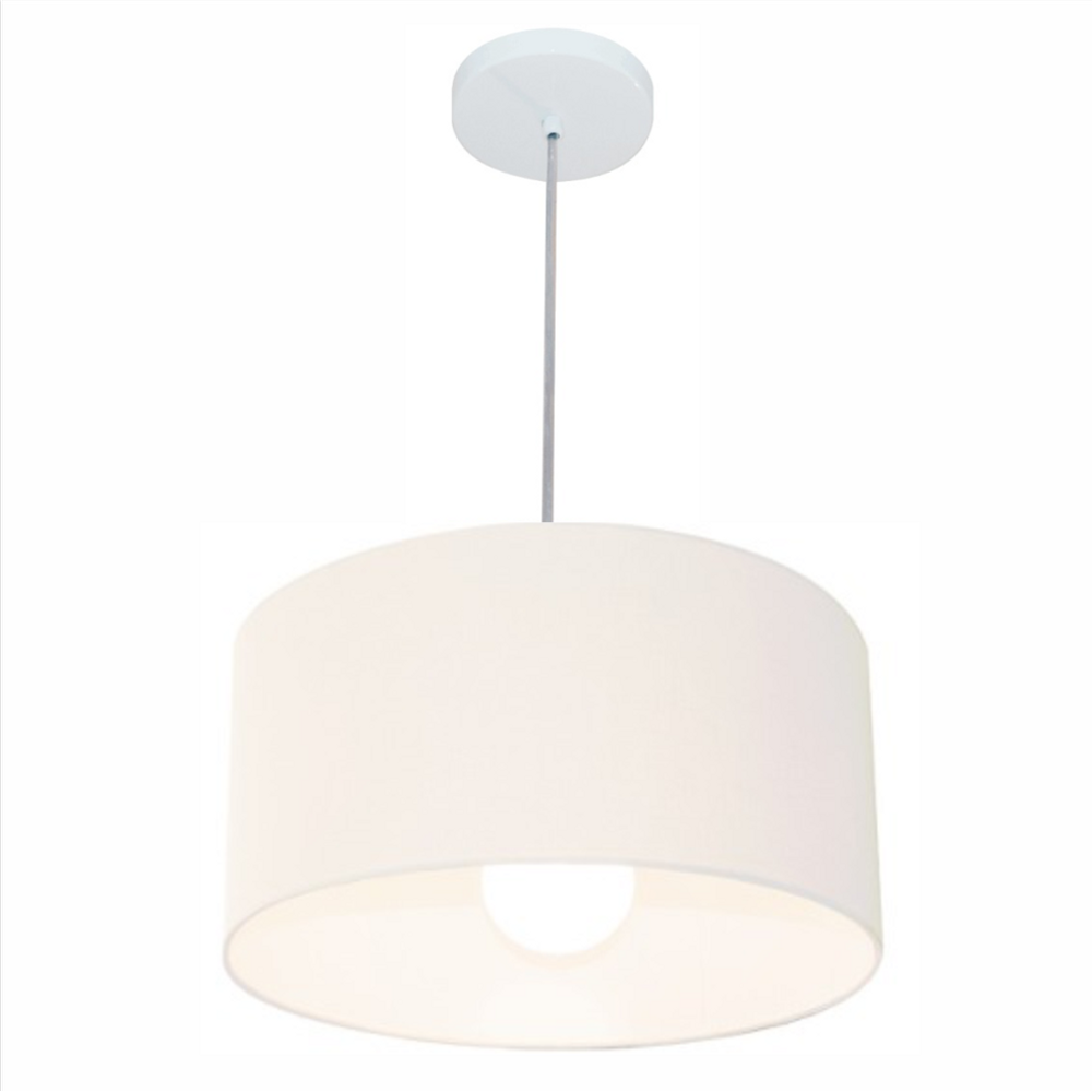Lustre pendente cilíndrico free lux para mesa de jantar, sala, quarto, churrasqueira e balcão.
