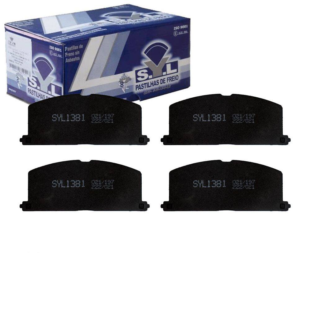 Pastilha De Freio Dianteira - Sistema Akebono - Cabrio 83 A 92 / Camry 83 A 87 / Carina 83 A 92 / Celica 83 A 92 / Corolla 83≫ - Syl1381