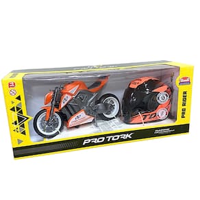 Moto Protork Rider Naked Com Mini Capacete 603