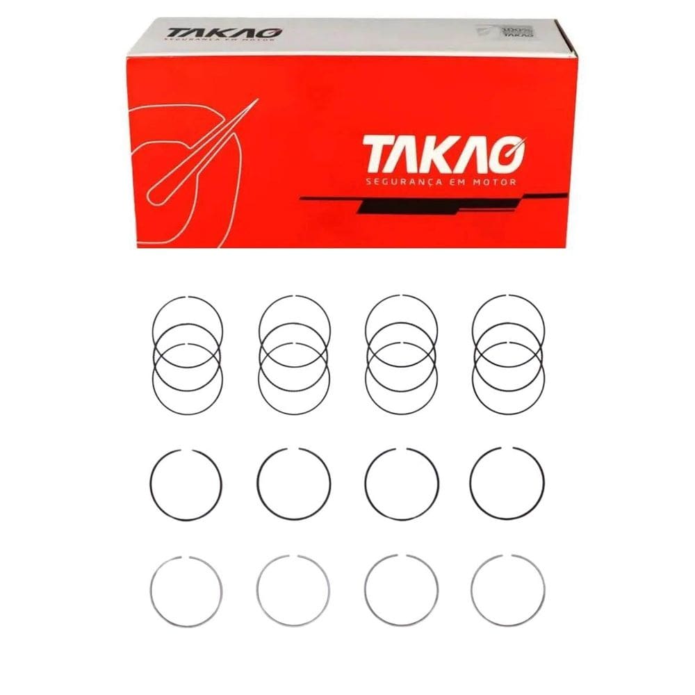 Anel Para Pistão (Jg) Sx4 2.0 16V 2009 A 2015 / Grand Vitara 2.0 16V 2007 A 2016 - Takao Assz19A050