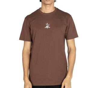 Camiseta Billabong Death Vibes WT25 Masculina Marrom Escuro