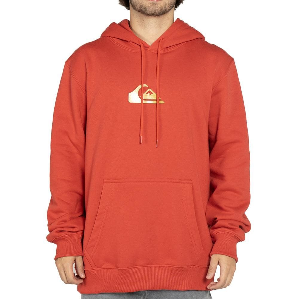 Moletom Quiksilver Canguru Metal Comp WT25 Vermelho