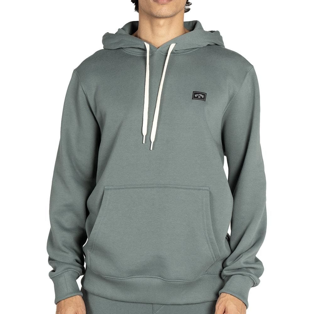 Moletom Billabong Canguru Small Arch Patch WT25 Verde Escuro