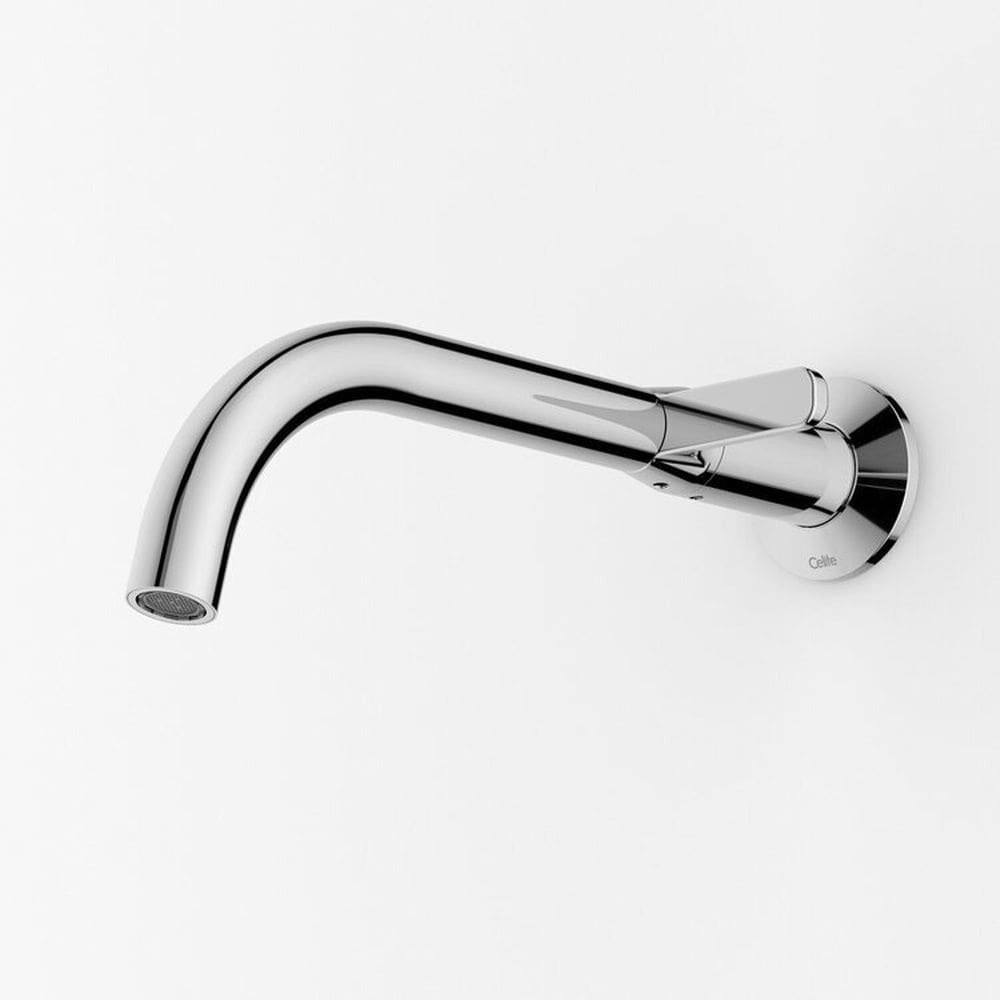 Kit com 3 Torneira para Lavatório de Parede Design Cromado Celite Cromado