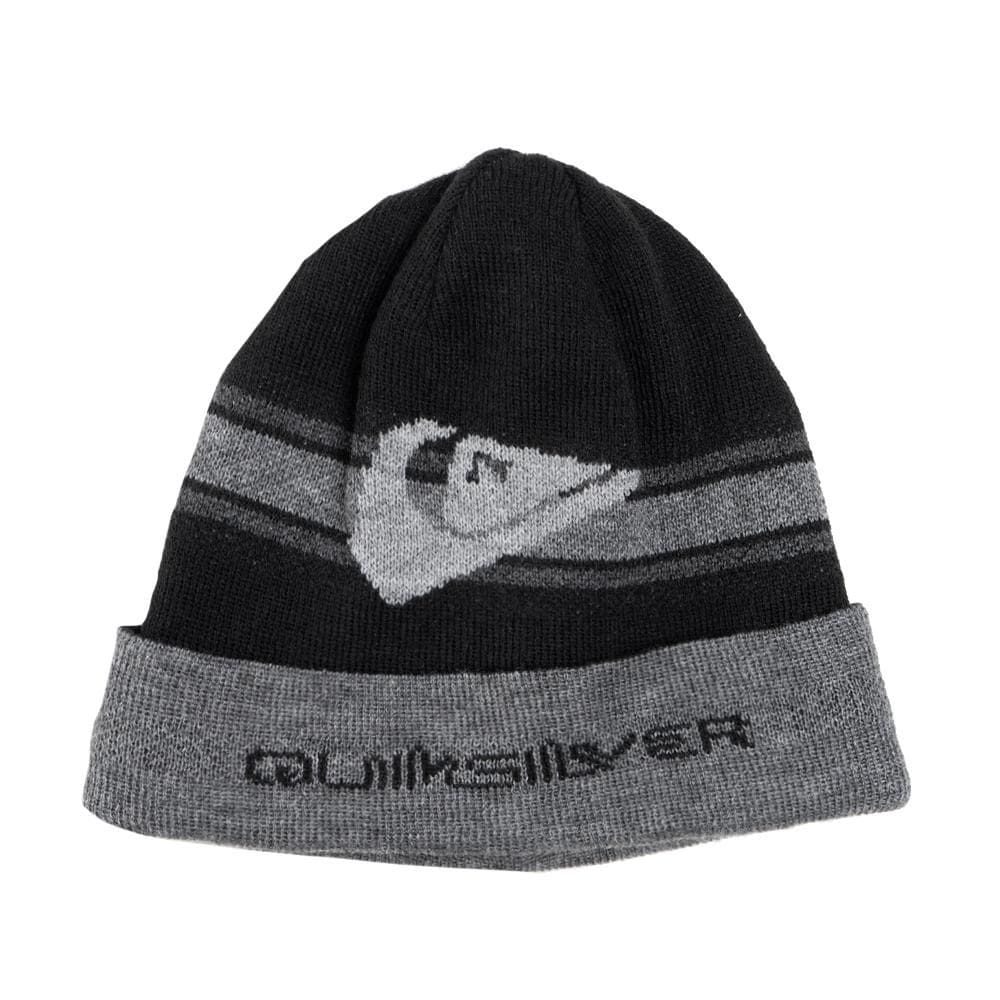 Gorro Quiksilver Double Gem Nation WT25 Preto/Cinza Mescla