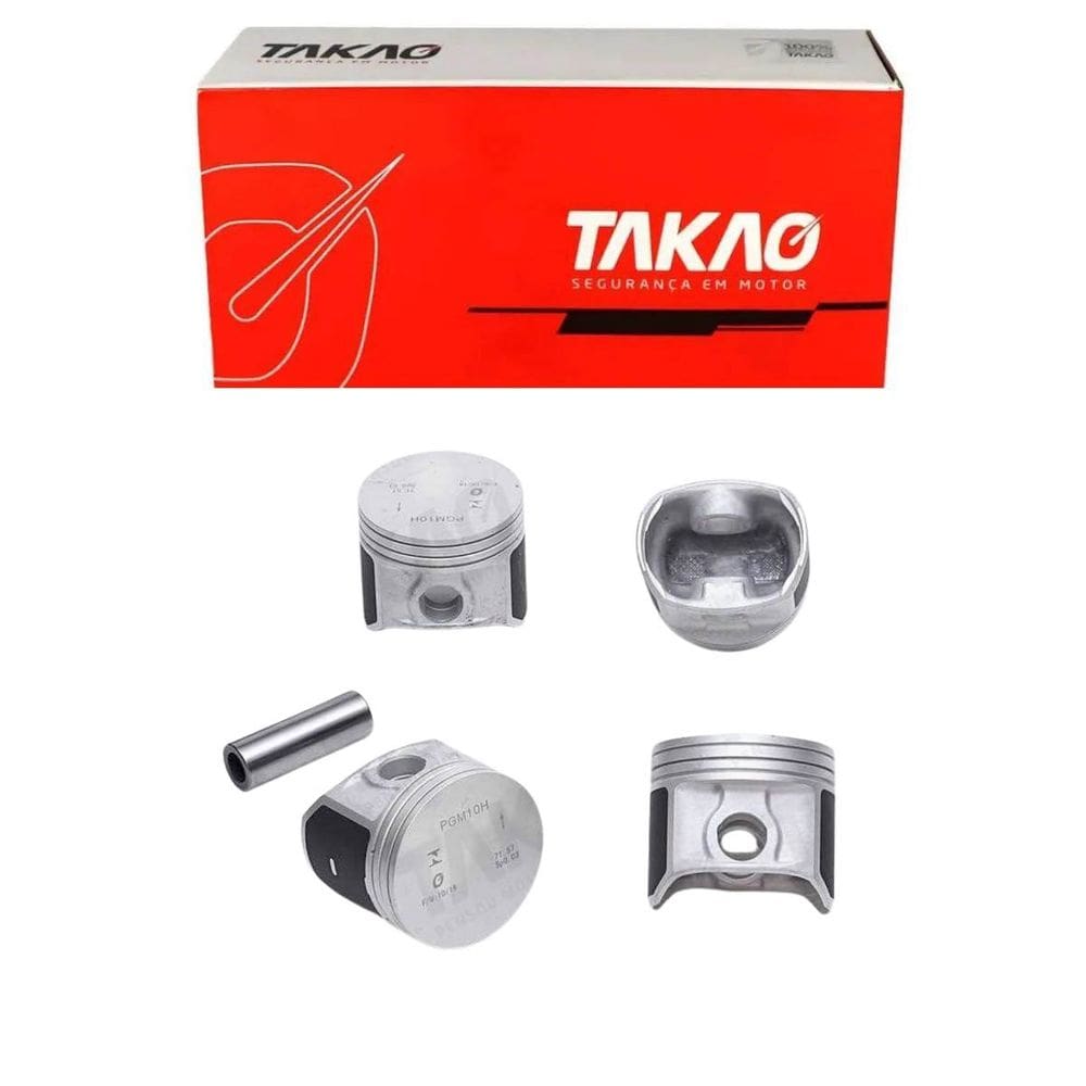 Pistão (Jg) Prisma Novo 1.0 8V 2012 A 2016 / Onix Novo 1.0 8V 2012 A 2016 - Takao Pgm10H100