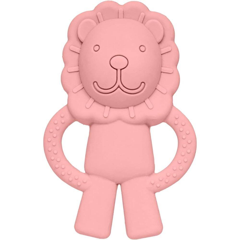 Mordedor em Silicone Leãozinho Rosa Buba
