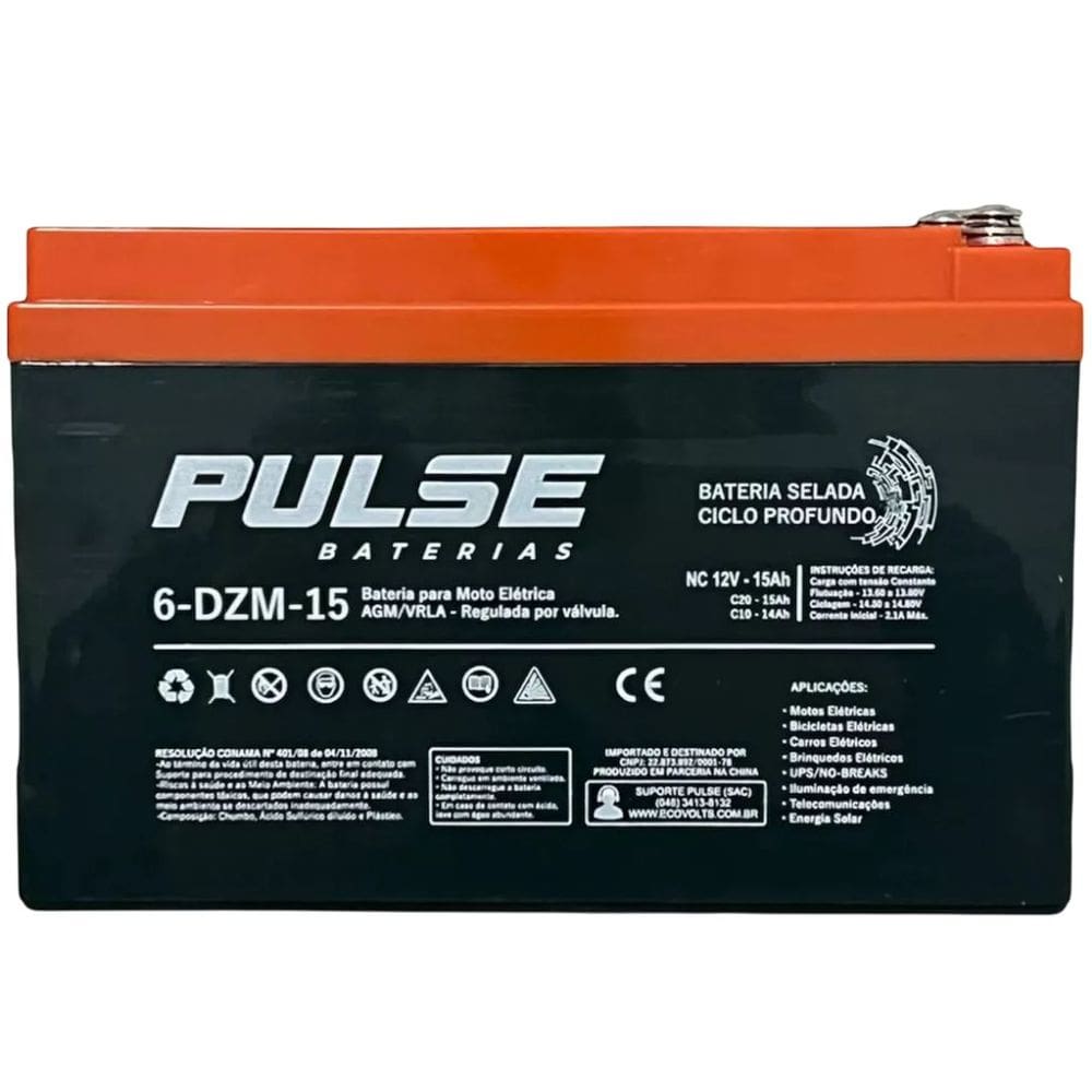 Bateria de Ciclo Profundo 12V 15Ah Pulse