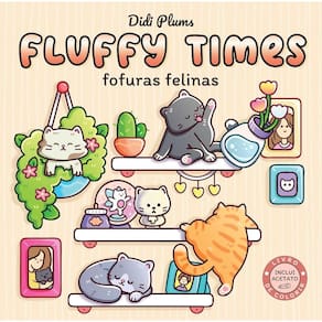 Fofuras felinas – Livro de colorir Fluffy Times – Livro 6 (0207)