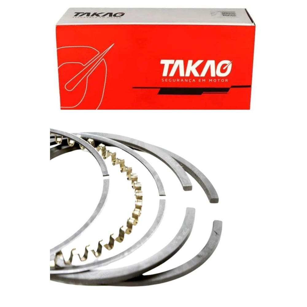 Anel Para Pistão (Jg) Yale 2.5 8V / Hyster 2.5 8V / Clark 2.5 8V / Hyster 3.0 8V / Clark 3.0 8V / Komatsu 2.7 8V / Daewoo 2.7 8V - Takao Asgm25050
