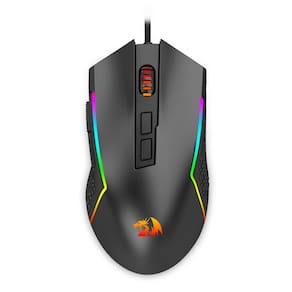 Mouse Gamer Redragon Trident Lite RGB Preto 8000 DPI