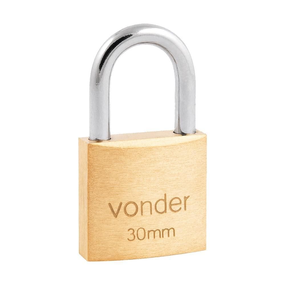 Cadeado Latao Vonder 30Mm