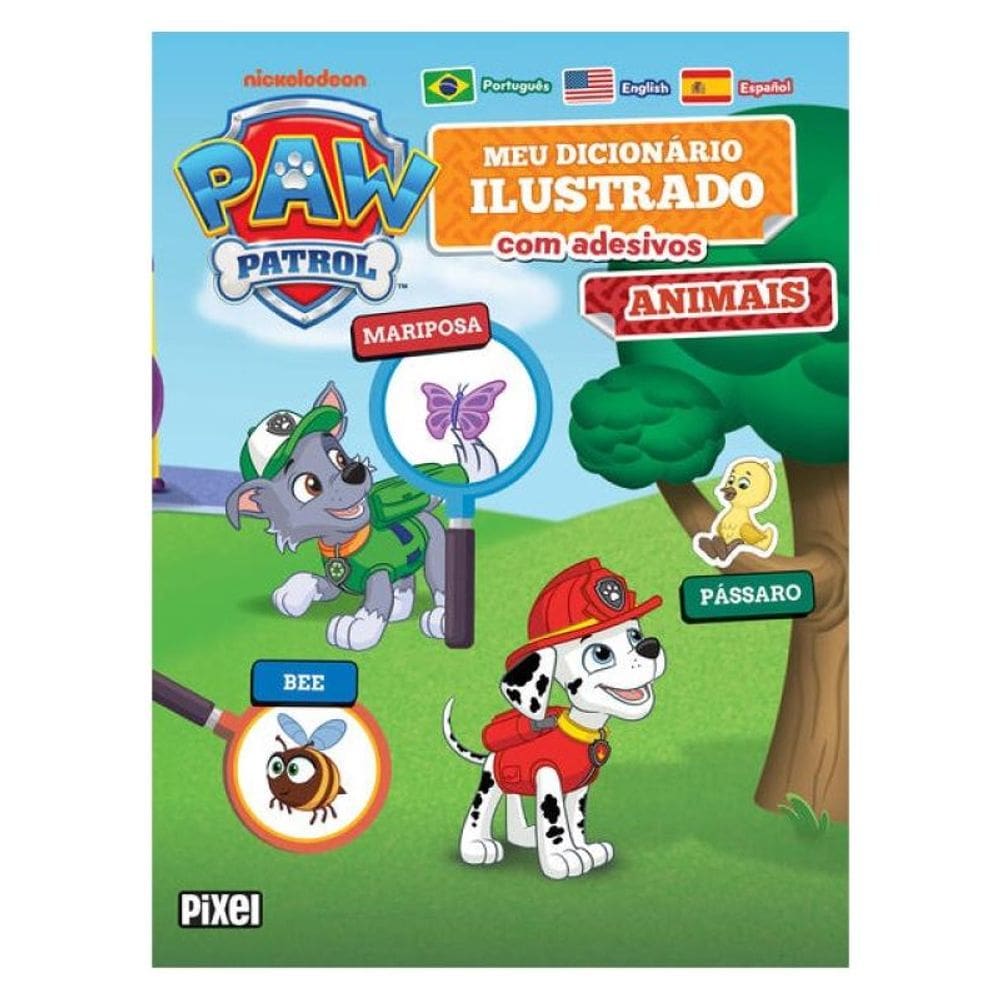 Meu Primeiro Dicionário De Adesivos: Animais/ Patrulha Canina
