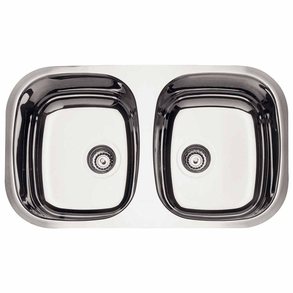 Cuba Retangular Dupla Aço Inox Alto Brilho 77X45X15Cm