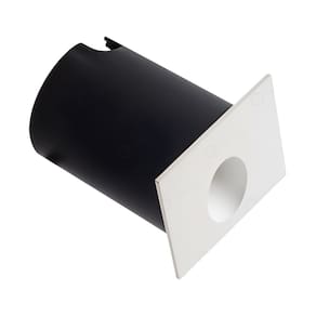 Balizador de Embutir Solo Piso Quadrado Branco Led 2W 3000K Bivolt IP67