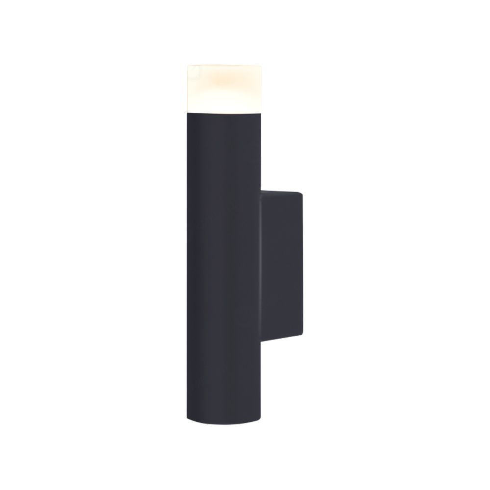 Arandela Cilindro Luxo Preto 14,5cm Led 3W 3 em 1 Bivolt