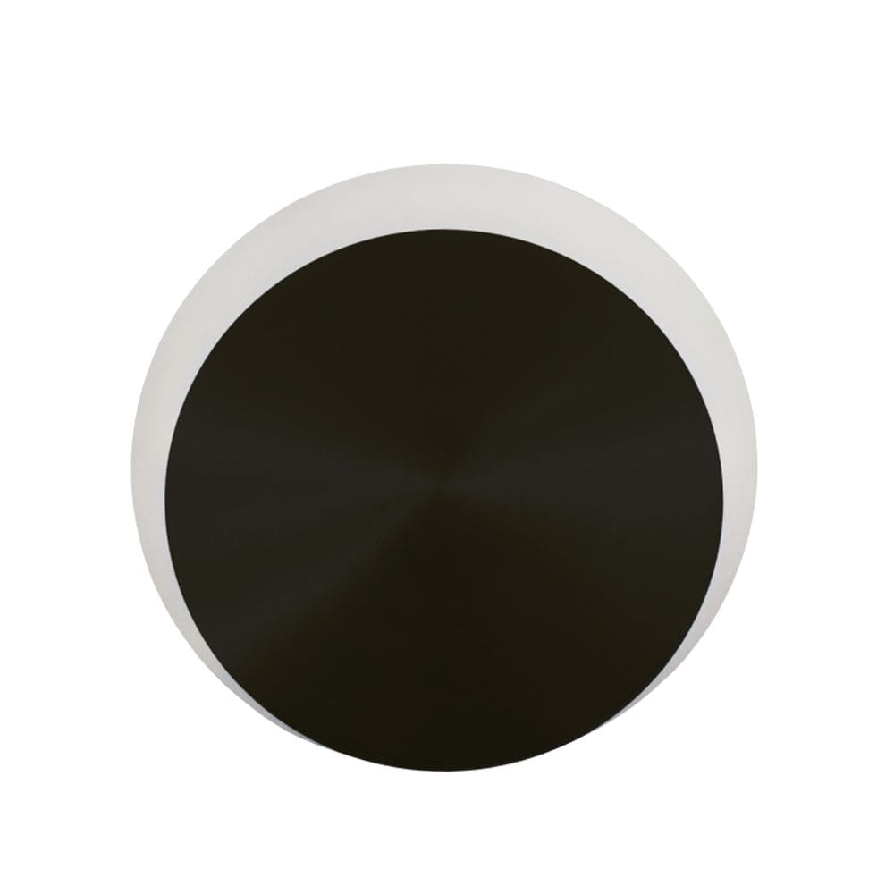 Arandela Lunar Preto 16cm Led 6W 3 em 1 Bivolt