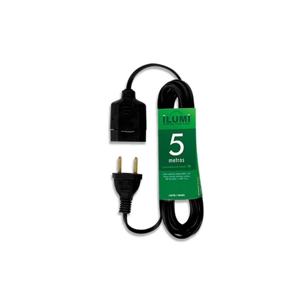 Cordao Prolongador 10A 250V 5M Ilumi