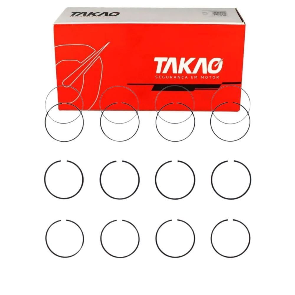 Anel Para Pistão (Jg) Transit 2.2 16V 2012 A 2014 / Ranger 2.2 16V 2012 A 2016 - Takao Asfo22Dstd