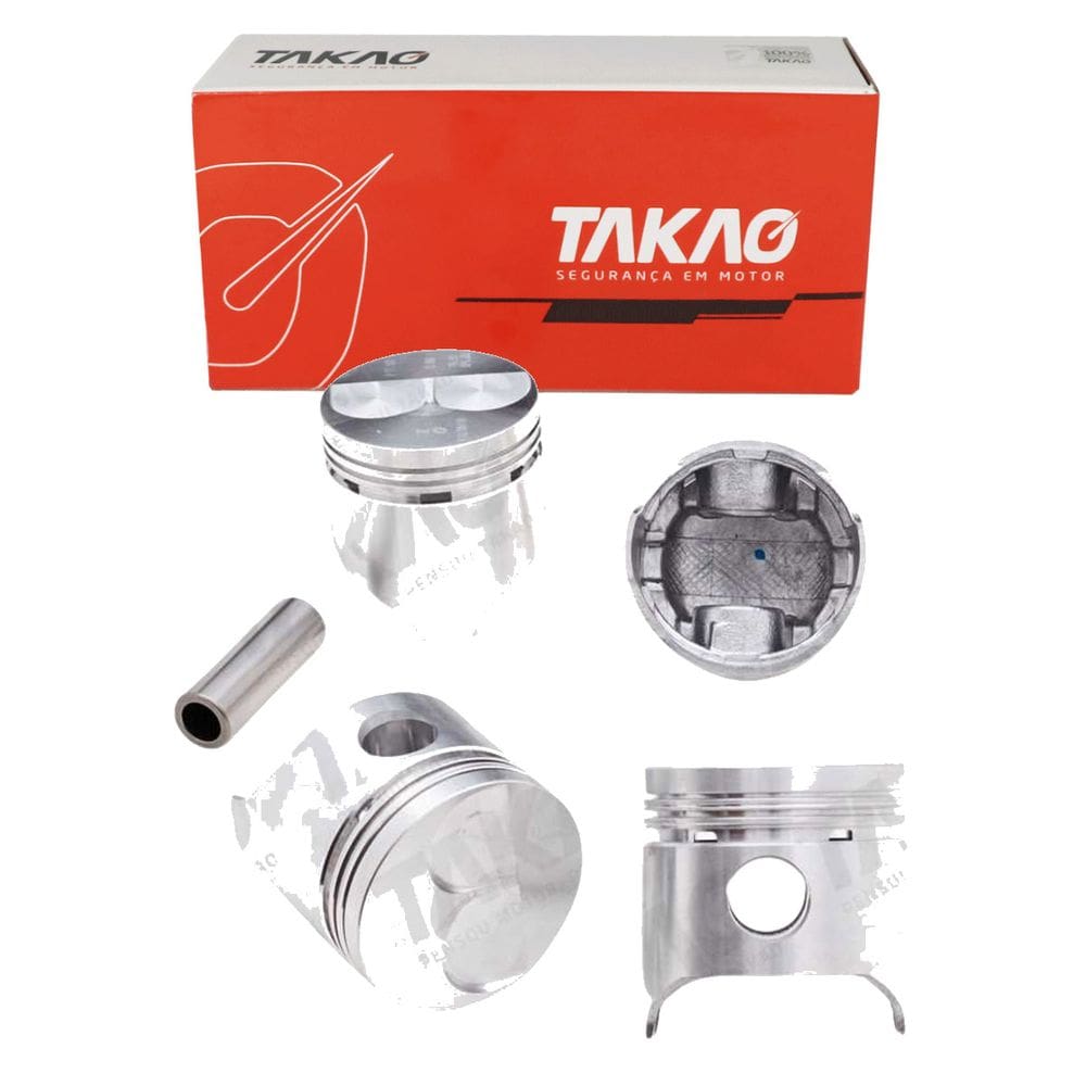 Pistão (Jg) Uno Mille 1.0 8V 1991 A 1994 / Uno Mille 1.0 8V 1991 A 1994 / Fiorino 1.0 8V 1995 A 1995 / Fiorino 1.0 8V 1995 A 1995 - Takao Pfi10Bstd