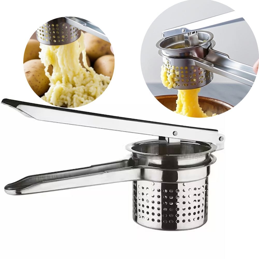 Espremedor e Amassador de Batatas, Legumes Para Fazer Pure, Utensilio Manual