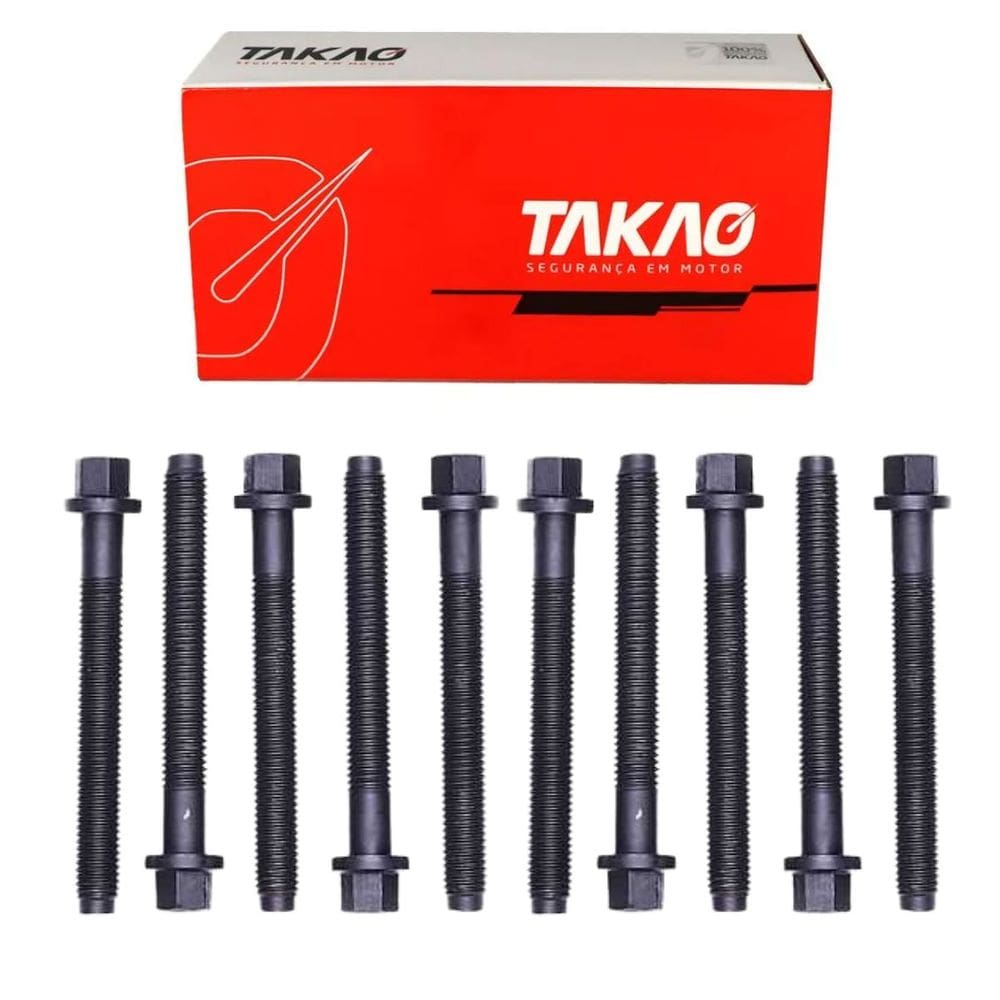 Parafuso De Cabeçote (Jg) Ranger 2.3 8V 1993 A 1994 / Ranger 2.3 8V 1995 A 1997 / Ranger 2.5 8V 1998 A 2001 - Takao Pcfo23A