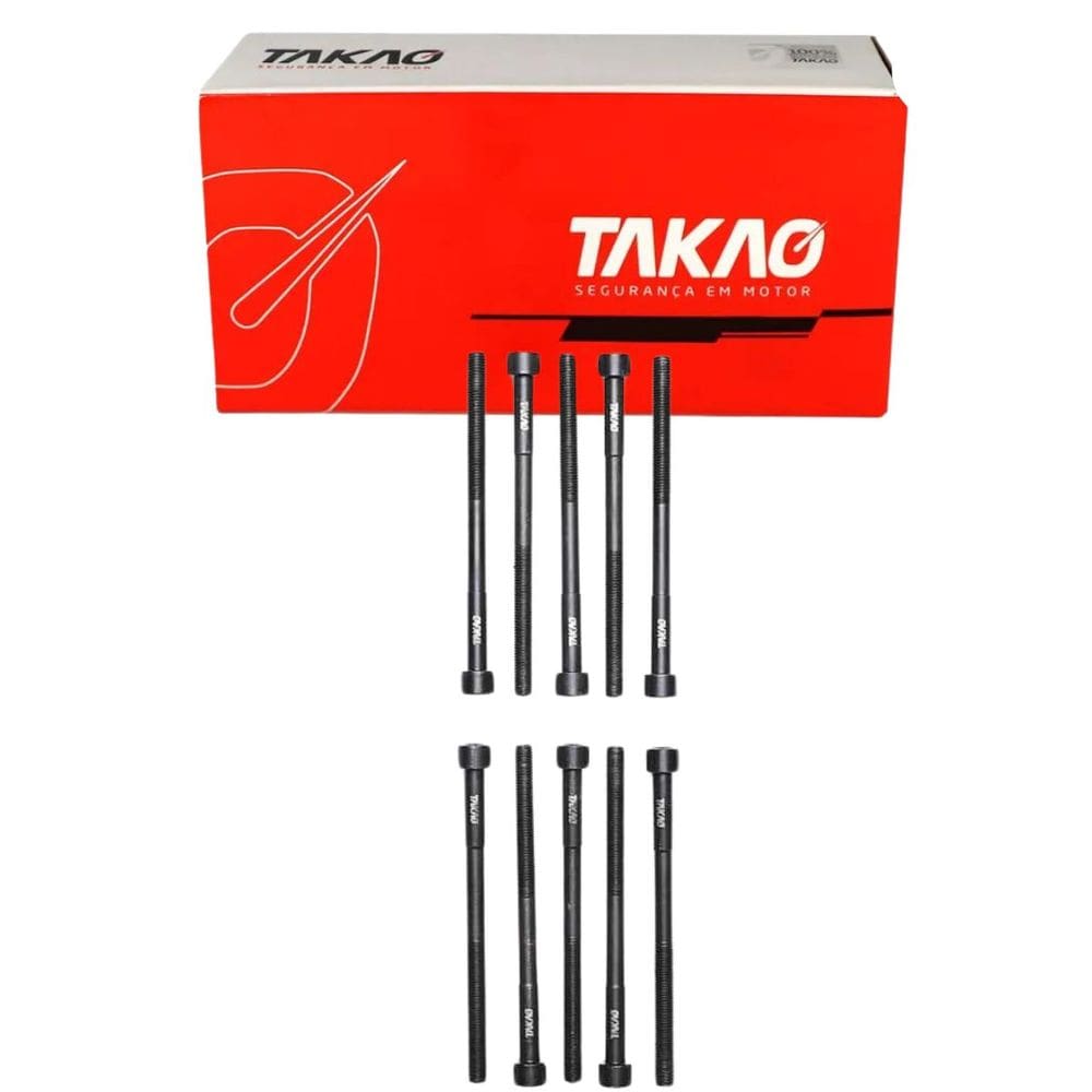 Parafuso De Cabeçote (Jg) Rav4 2.0 16V 2001 A 2006 / Xc60 2.0 16V 2019 A 2021 / V60 2.0 16V 2019 A 2021 / S60 2.0 16V 2019 A 2021 - Takao Pcto21