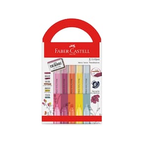 Marca-texto c/ Cheirinho Faber-Castell - Revigora & Energiza