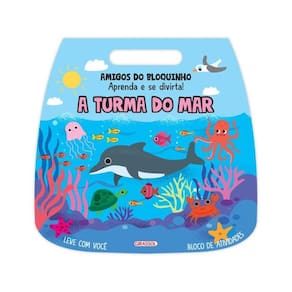 Amigos Do Bloquinho: A Turma Do Mar - Aprenda E Se Divirta!