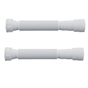 Kit 2 Sifão Tubo Extensivo Universal Branco Blukit
